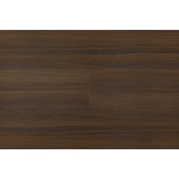 Take Home Sample-Espresso Oak Tight Lock Glue Down Waterproof Luxury Vinyl Plank Flooring