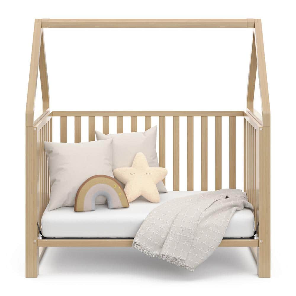 Driftwood 5-in-1 Convertible Crib with Playhouse Design