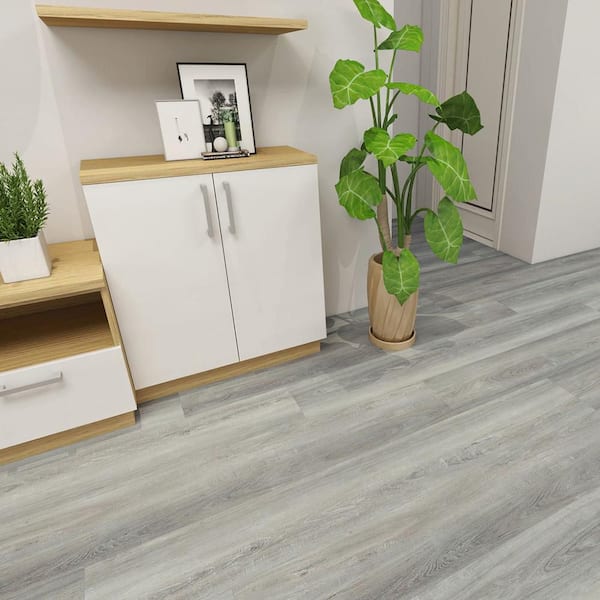 DOTFLOOR Crosstown Traffic 9 in. W x 62.6 in. L Click Lock SPC