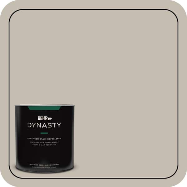 BEHR DYNASTY 1 qt. #N320-3 Tanglewood One-Coat Hide Semi-Gloss Enamel Interior Stain-Blocking Paint & Primer