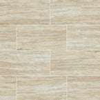 Pietra Trevi Sand 12 in. x 24 in. Polished Porcelain Floor and Wall Tile (16 sq. ft./Case)