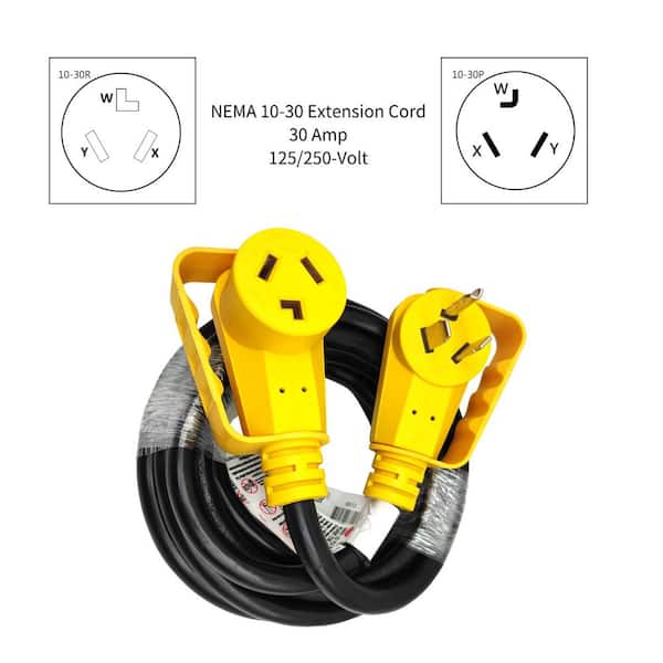parkworld 25 ft. 10/3 30A 125/250-Volt Indoor/Outdoor 3 Prong NEMA
