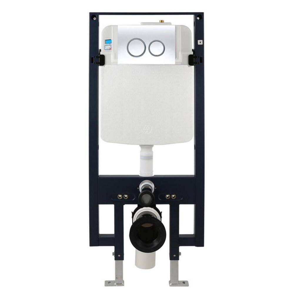 0.8/1.6 GPF Dual Flush Toilet Tank Wall Mount Only in Polished Chrome price history on PriceWatchPro