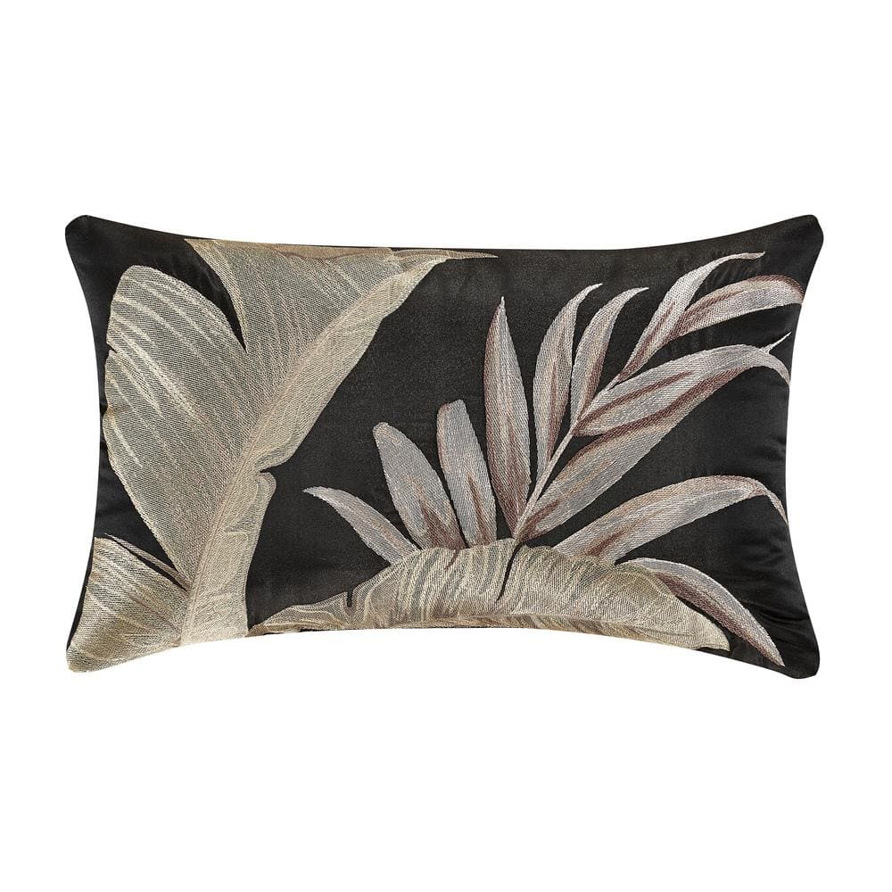 Martina Black Boudoir Decorative Throw Pillow