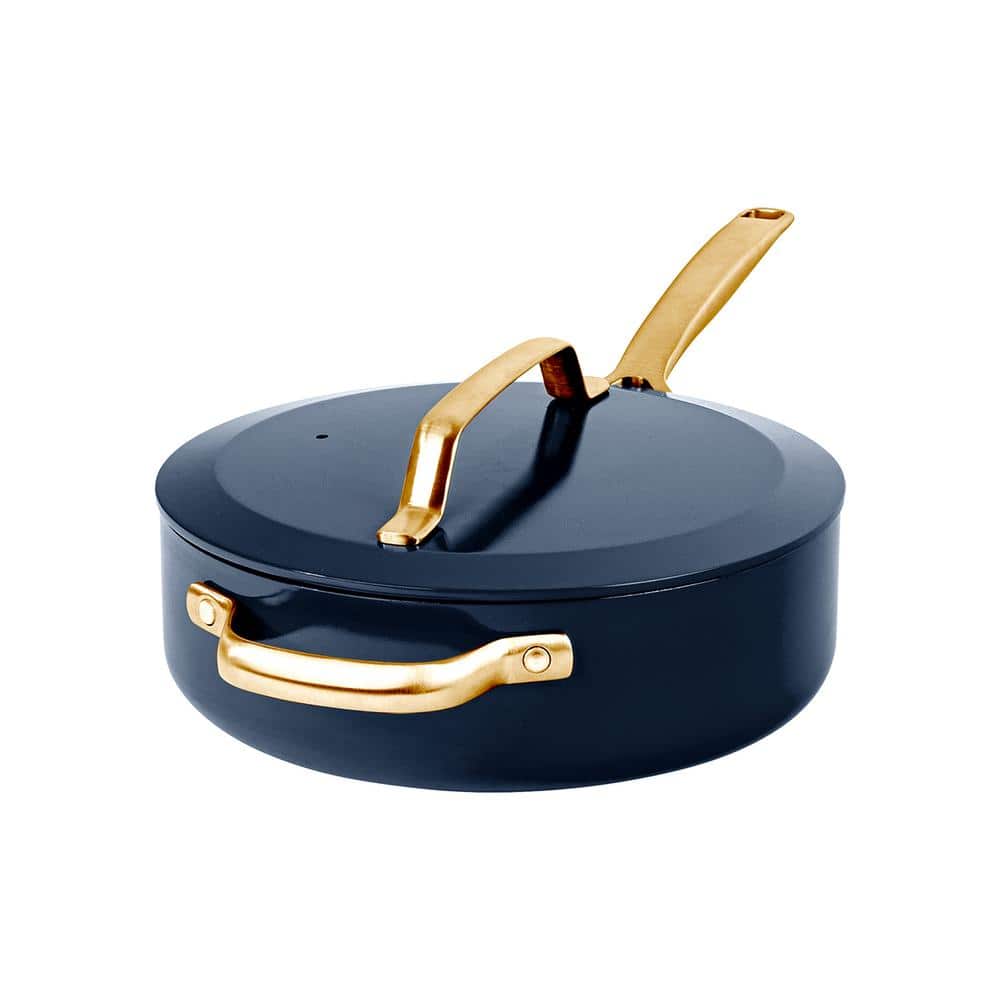 Modern 4 qt. Aluminum Ultra Performance Ceramic Nonstick Saute Pan with Lid