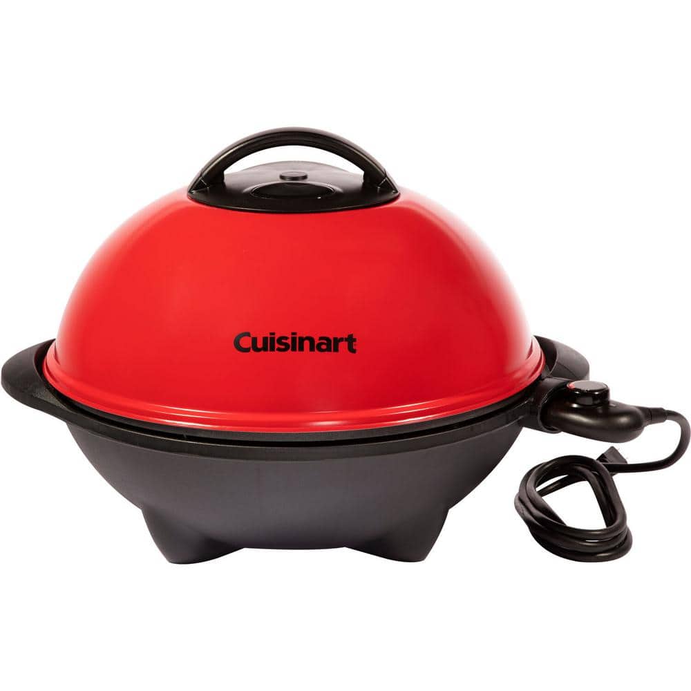 Cuisinart Red 2-in-1 Indoor/Outdoor Electric Grill