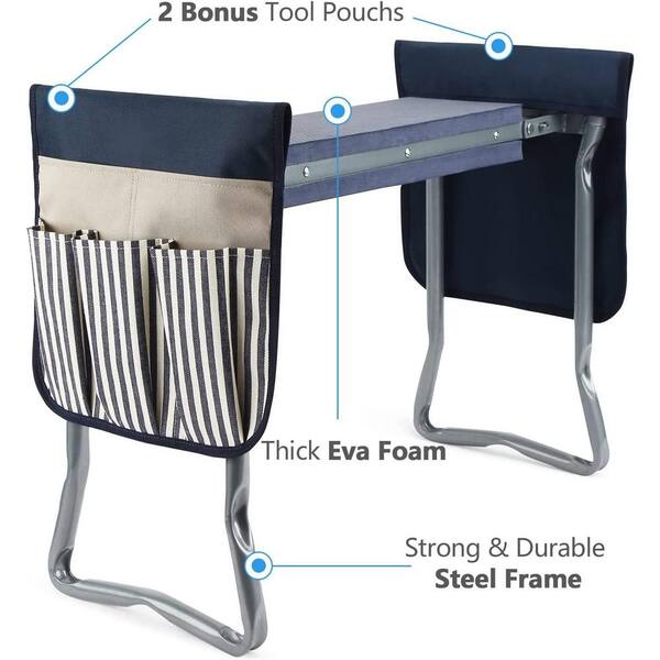 Kneeling Chair Heavy Duty Garden Kneeler And Seat, Convertible Garden Kneeler And Seat Heavy Duty