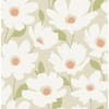 Brewster Astera Grey Floral Grey Paper Strippable Roll (Covers 56.4 sq.  ft.) 2904-25674 - The Home Depot