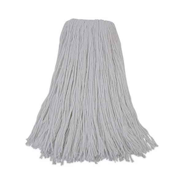 Boardwalk Rayon Fiber Premium Standard String Mop Mop Head, 32 oz., White, (12-Carton)