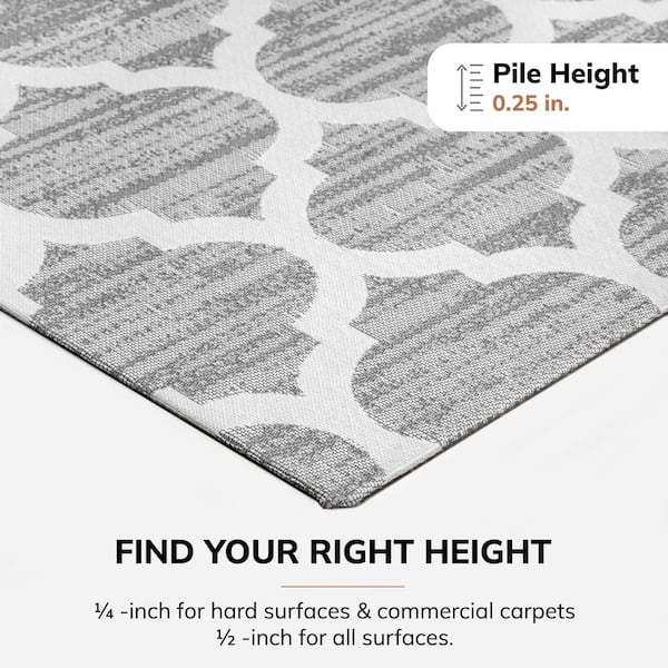 Mitte Multi-Colored 48 in. x 36 in. Polyester Chair Mat