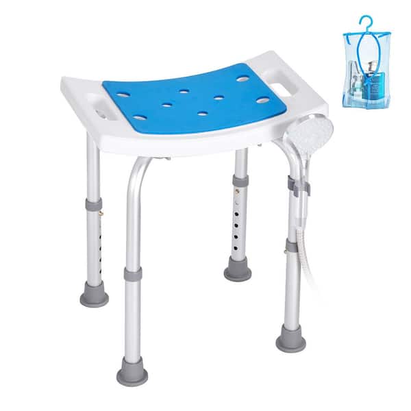 Adjustable Height Shower Chair,Non-Slip Bath Stool for Elderly & Disabled, 350 LBS Capacity,Shower & Tub Use 2025 update