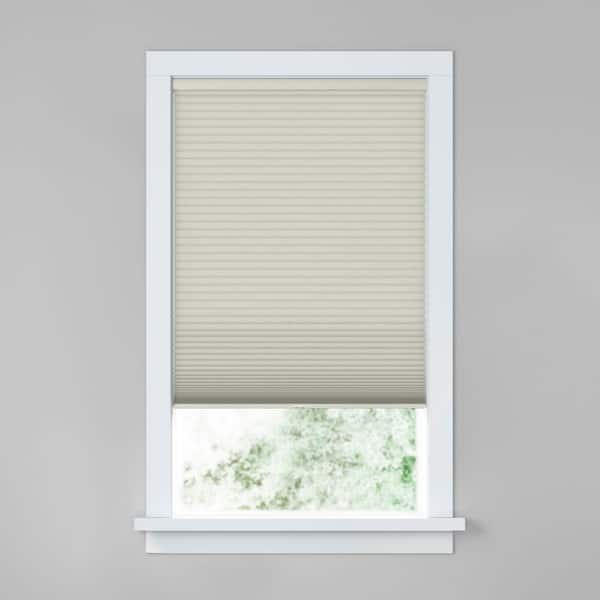 Levolor Classic Value Stone Cordless Light Filtering Polyester 3/4 in. Cellular Shades 53.25 in. W x 66 in. L
