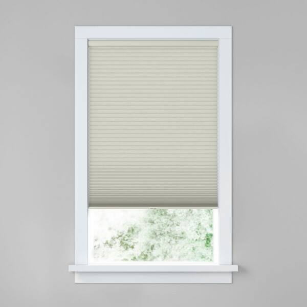 Levolor Classic Value Stone Cordless Light Filtering Polyester 3/4 in. Cellular Shades-74.75 in. W x 42 in. L