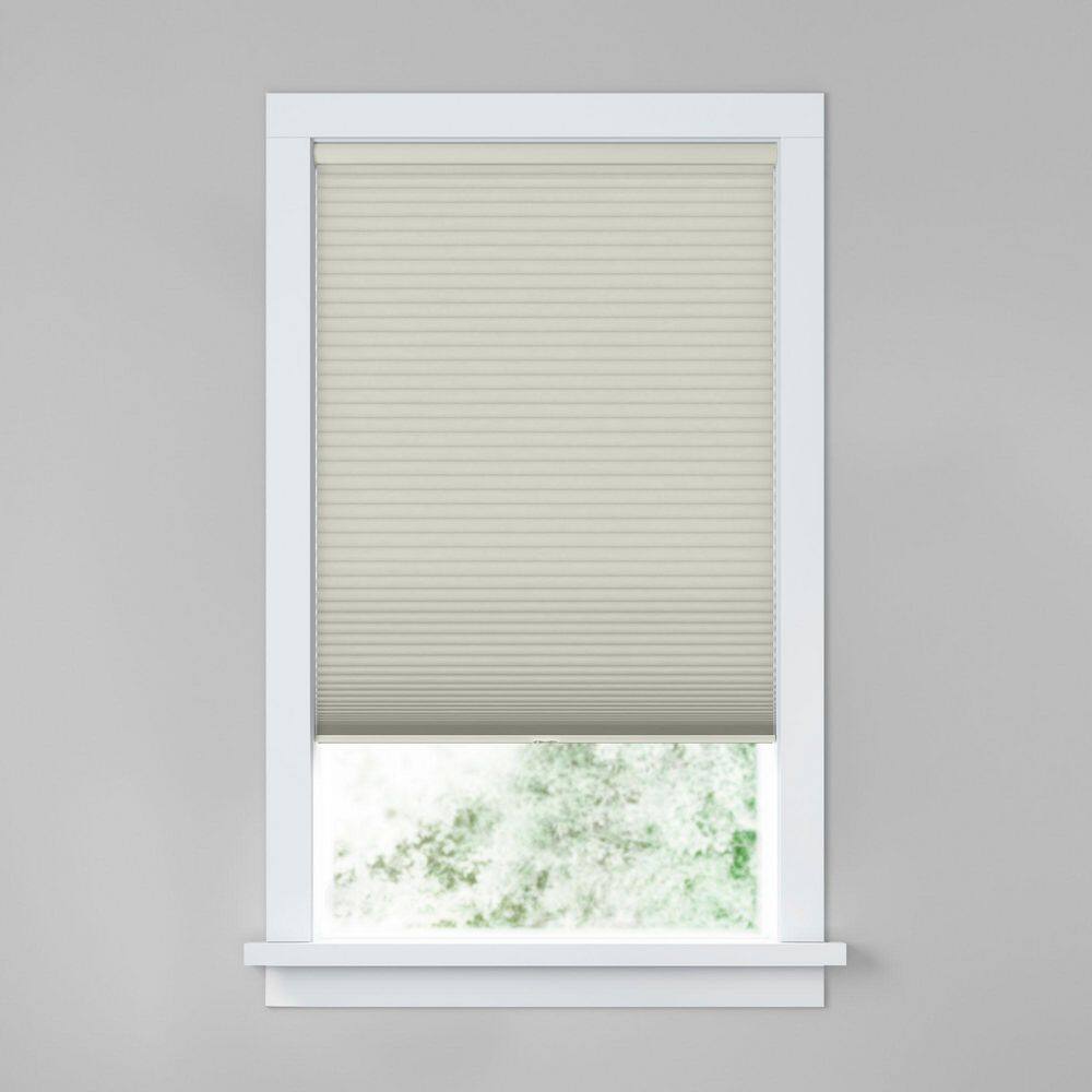 Classic Value Stone Cordless Light Filtering Polyester 3/4 in. Cellular Shades-82.75 in. W x 54 in. L, Custom price history on PriceWatchPro