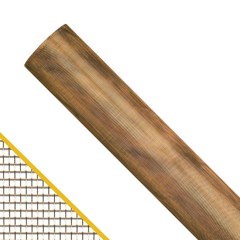 24 in. x 100 ft. Bronze Screen Roll for Windows and Door