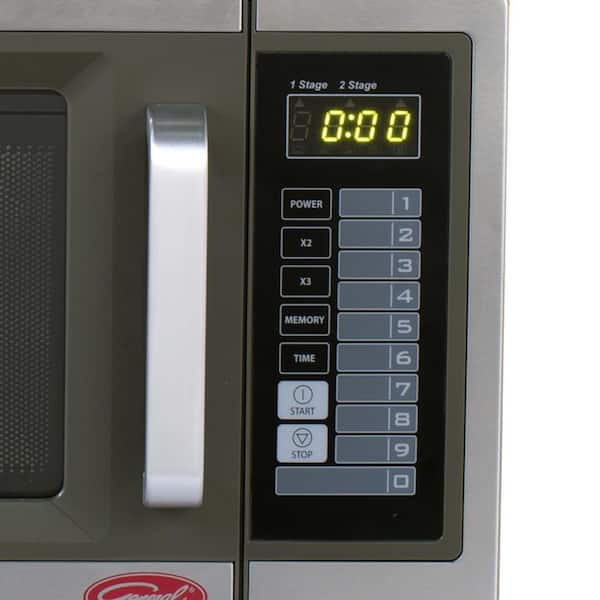 General Foodservice Commercial Microwave with Dial Control, 1000 Watt, in  Stainless Steel (GEW1000D) - General Food Service