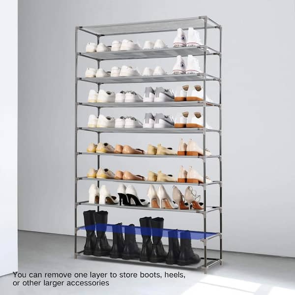 Tribesigns 10 Tiers Shoe Rack, Large Capacity Shoe Organizer, Shoe Shelf  for 50 Pair, Large Shoe Rack, Extra Large Shoe Shelf