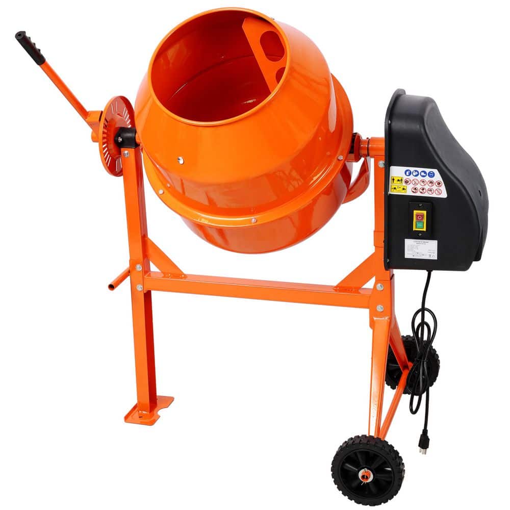 4.2 cu. Ft. Electric Cement Mixer, Portable Concrete Mixer Machine for Mortar, Stucco & Fodder Mixing price history on PriceWatchPro