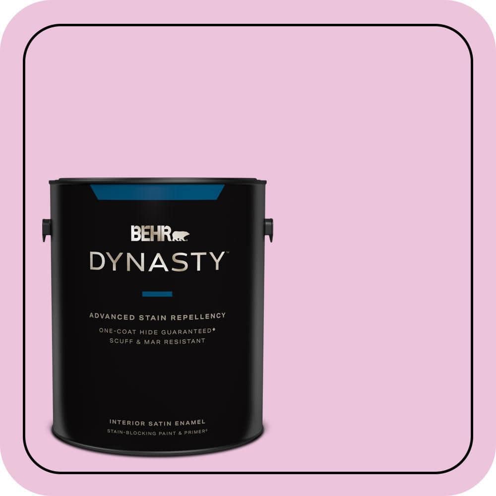 1 gal. #680A-2 Sugar Sweet Satin Enamel Interior Stain-Blocking Paint and Primer price history on PriceWatchPro