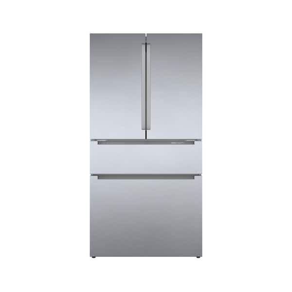Bosch-800-Series-36-in.-21-cu.-ft.-4-Door-French-Door-Refrigerator-in-Stainless-Steel-with-Bottom-Freezer-Counter-Depth