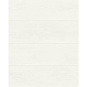 30.75 sq. ft. Dove White Stacks Vinyl Peel and Stick Wallpaper Roll