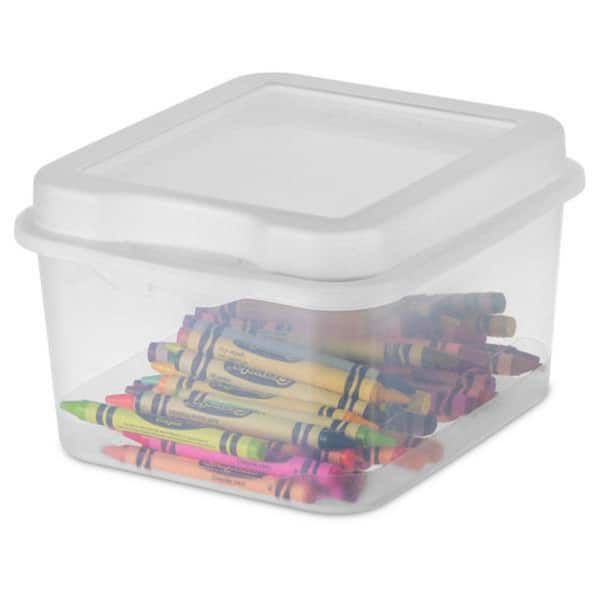 Sterilite Plastic Mini Clip Storage Box Container with Latching Lid, 12  Pack, 12pk - Ralphs