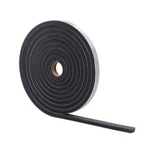 Black Frost King P Self-Stick Rubber Foam Weatherseal 5/16 T 10 ft L 1/2 W 