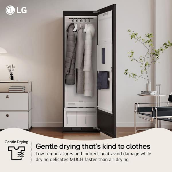 LG 78 in. Styler SMART Steam Closet in Beige with Dual TrueSteam