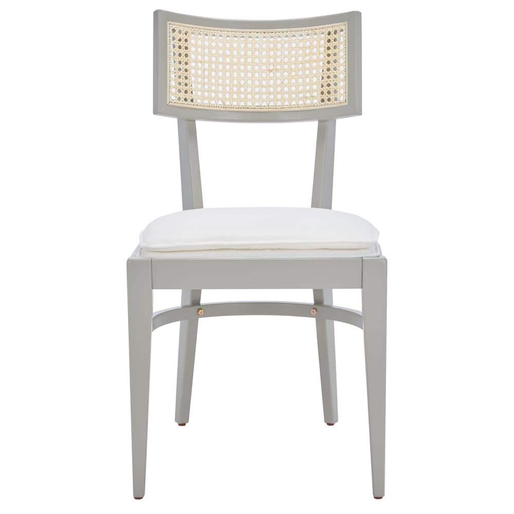 SAFAVIEH Galway Cane Gray/Natural Dining Chair DCH1007D The Home Depot