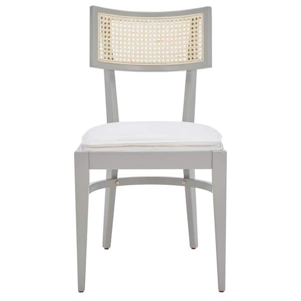 SAFAVIEH Galway Cane Gray/Natural Dining Chair