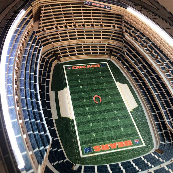 Chicago Bears Soldier Field Stadium Replica 9 - SWIT Sports