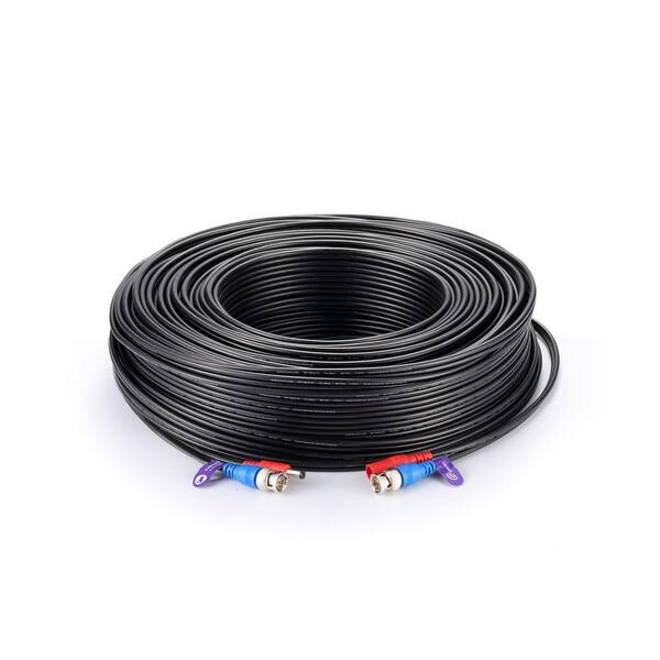 LOOCAM 200 ft. All-in-one BNC Video and Power Extension Cable for HD CCTV Security Camera