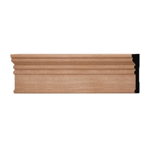 Ekena Millwork MRB3 0.69 in. D x 3.25 in. W x 6 in. L Wood (Sapele) Casing Sample