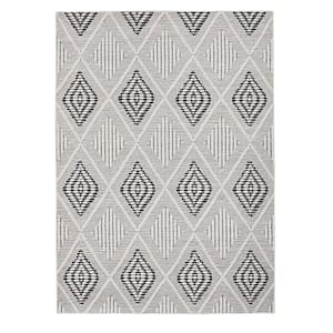 Meridith Cream and Gray 8 ft. x 10 ft. Accent Rug