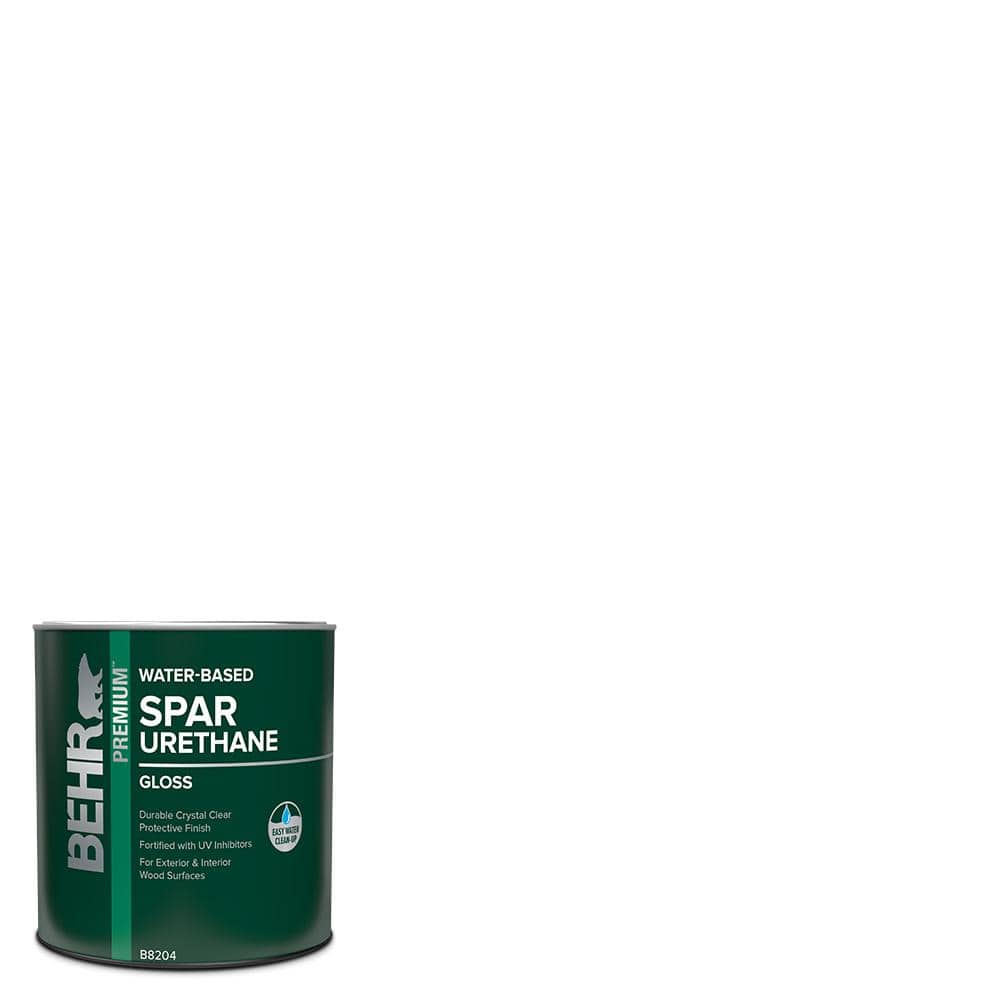 1 qt. Gloss Clear Water-Based Interior/Exterior Spar Urethane Wood Sealer