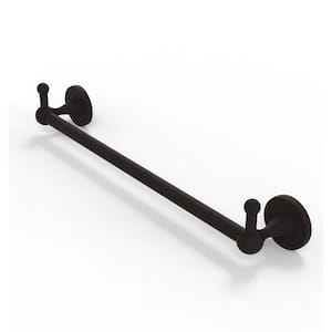 Shadwell Collection 30 in. Towel Bar with Integrated Hooks in Oil Rubbed Bronze