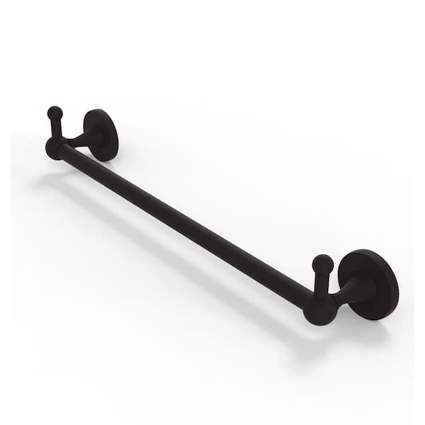 Allied Brass Shadwell Collection 30 in. Towel Bar with Integrated Hooks in Oil Rubbed Bronze