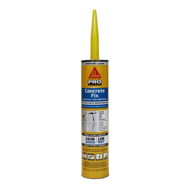Sika 10.1 fl. oz. Sikaflex Concrete Fix No-Sag Concrete Crack Repair Polyurethane Sealant in Limestone
