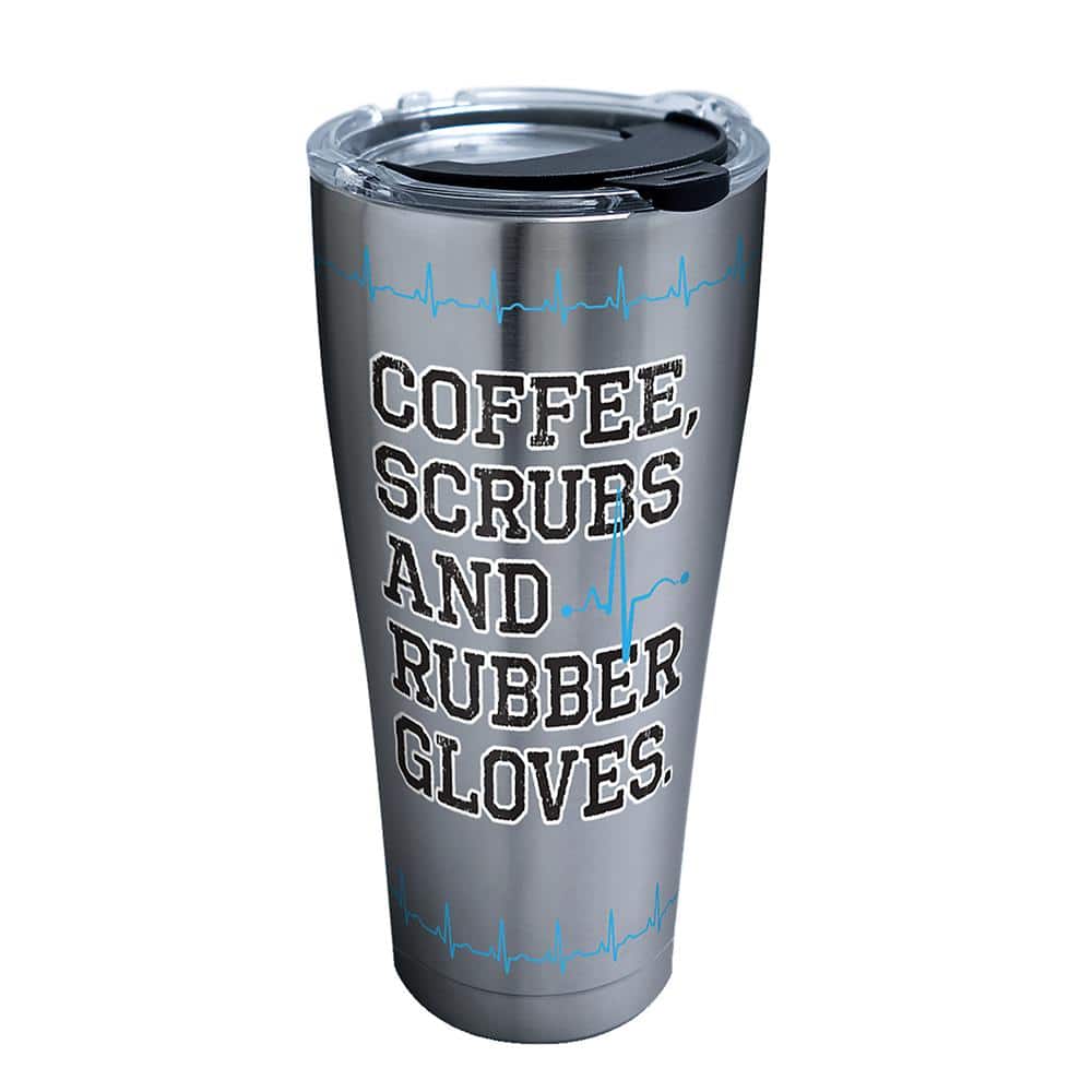 Tervis 30 oz. Coffee, Scrubs & Rubber Gloves Stainless Steel Tumbler