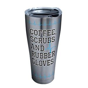 Coffee Scrubs Nurse Life 30 oz. Stainless Steel Tumbler with Lid
