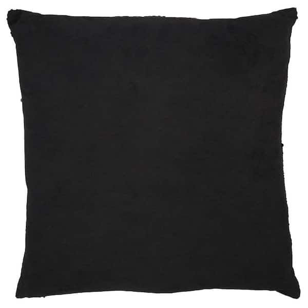 Large black best sale couch pillows