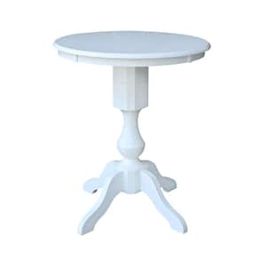 30 in. Sophia Round Solid Wood Gathering Table