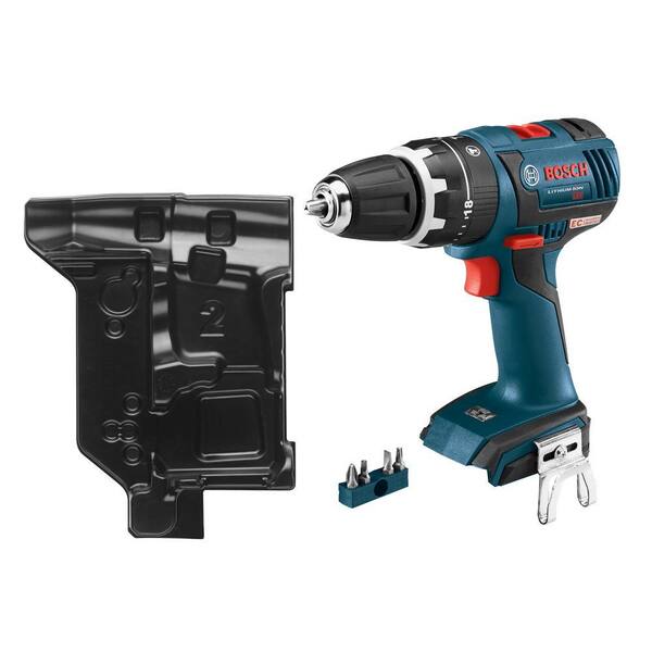 Bosch 18-Volt Lithium-Ion 1/2 in. Cordless EC Brushless Compact Tough Hammer Drill/Driver