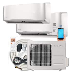 21 SEER 27, 000 BTU 2.25 Ton Dual-Zone Ductless Mini Split Air Conditioner with Heat Pump - 230-Volt/60Hz
