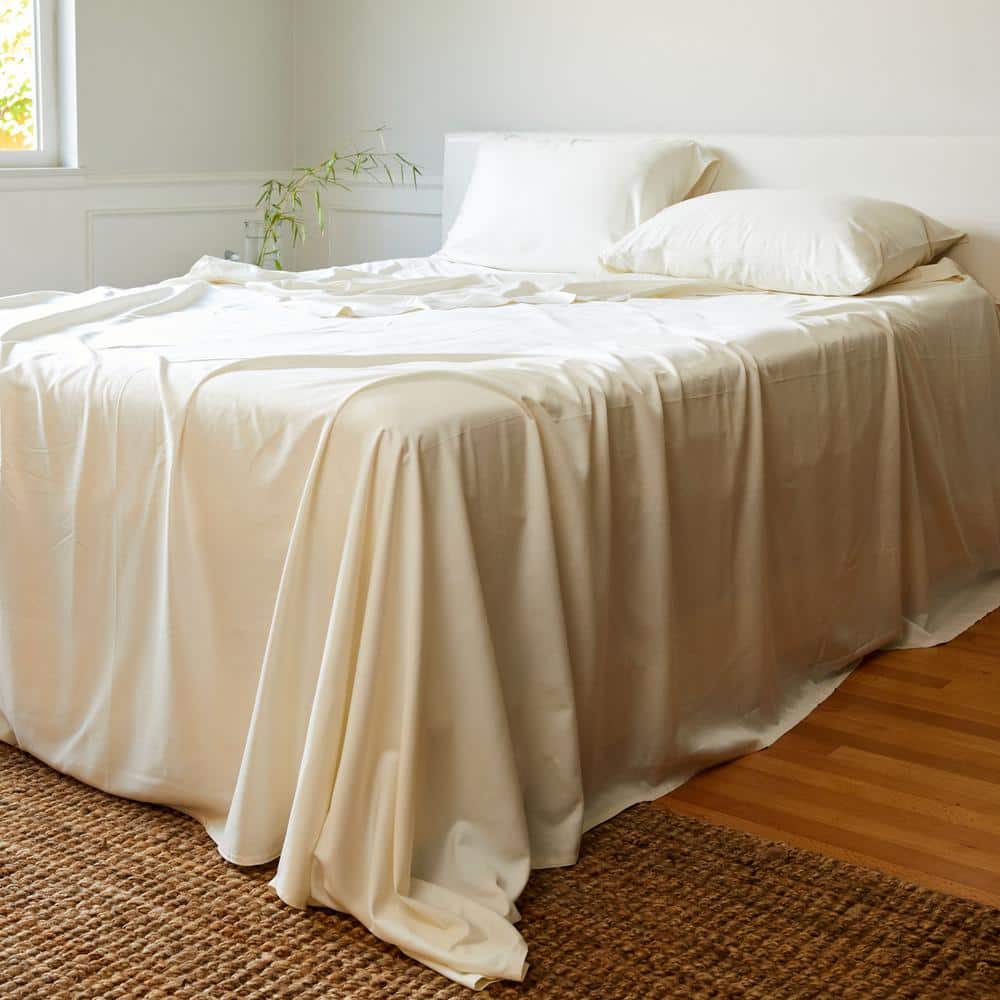 Ivory Queen Bamboo Viscose Cooling Bed Sheet Set