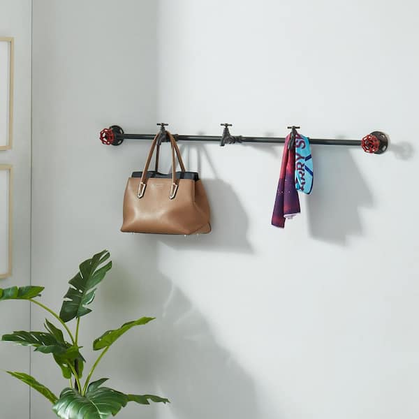 Wilbur Sand Black Coat Rack (Set of 2)