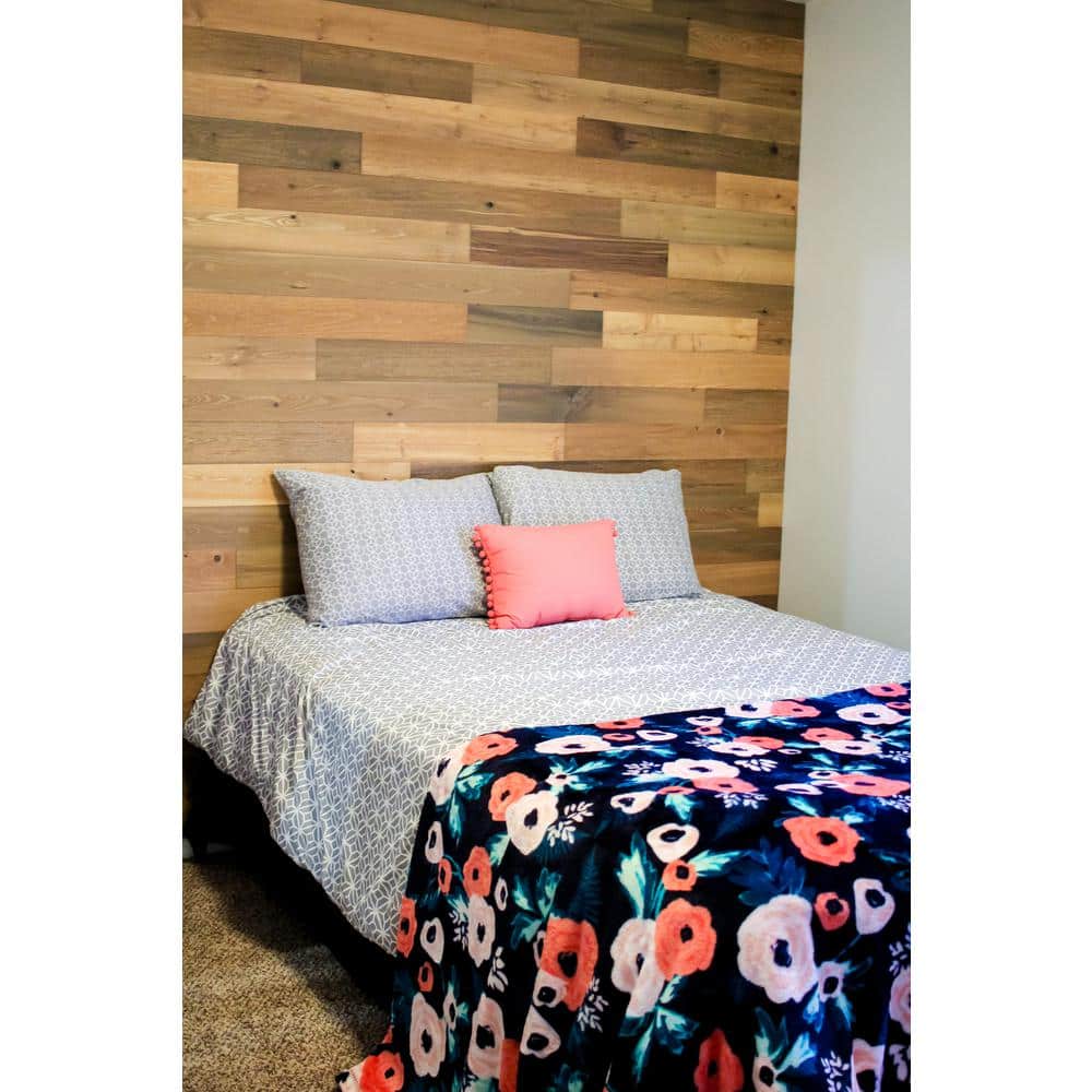 Sandy Beach Reclaimed Wood Peel and Stick Wall Panels