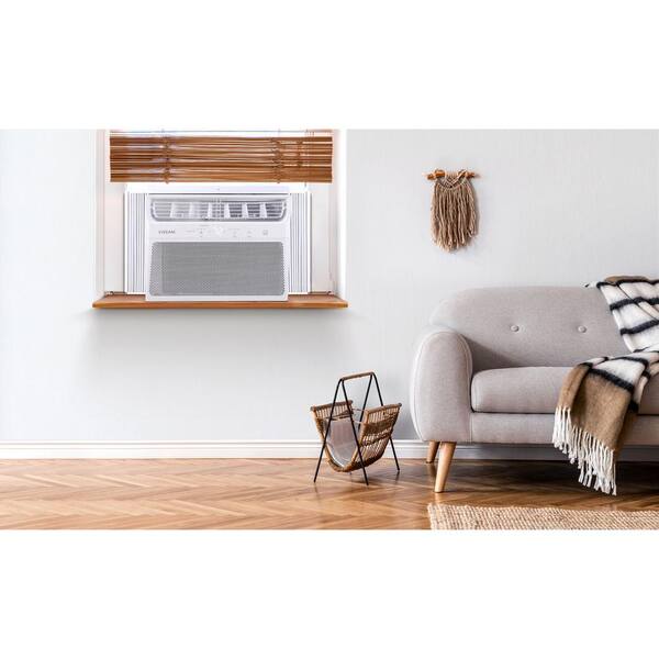 Vissani 10,000 BTU 115-Volt Window Air Conditioner for 450 sq. ft. Rooms in  White VWA10 - The Home Depot