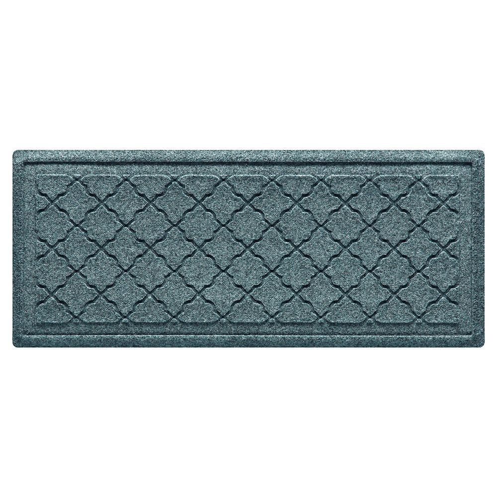 Waterhog Cordova 15 in. x 36 in. PET Polyester Indoor Outdoor Boot Tray Bluestone price history on PriceWatchPro
