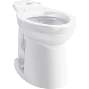 Kingston Elongated Toilet Bowl Only in White